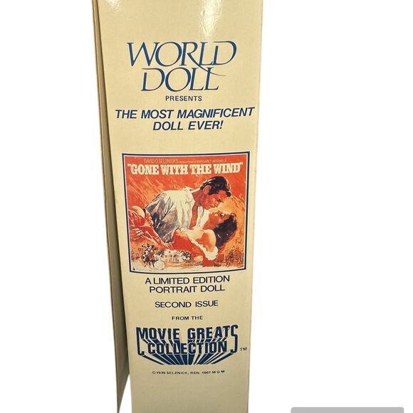 Gone with the Wind ASHLEY Doll Limited Edition Collectible by World Doll #71231 - Picture 2 of 3